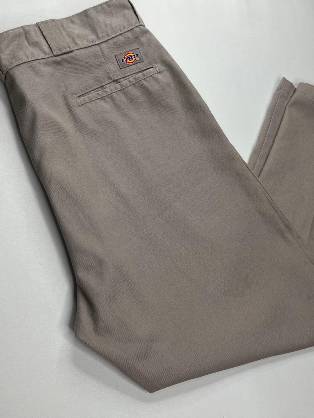 Dickies 874 Original Fit Work Pants 40x29 Silver Khaki Straight Leg Workwear